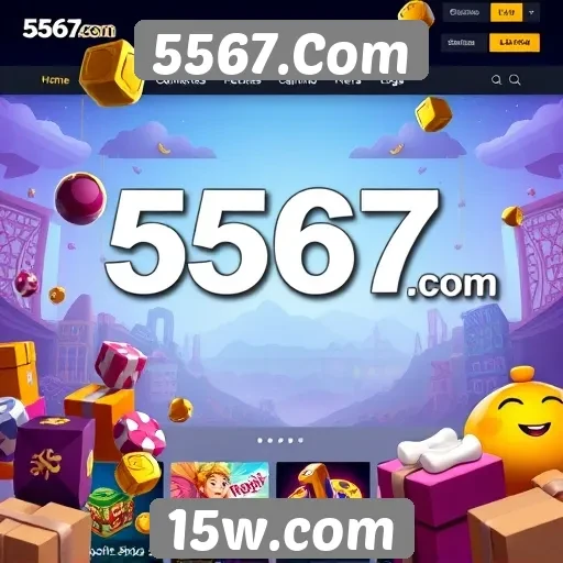 Experiência de usuário no site de jogos 5567.Com
